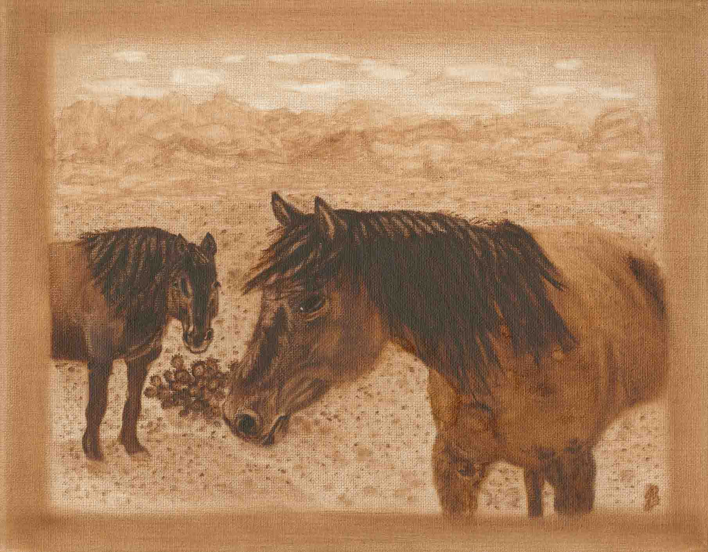 JBP-18 (14x 11) New Mexico Horses